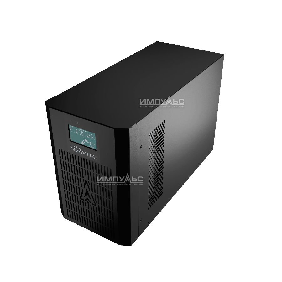 

ИБП Импульс ФОРА Н3000, 3000 В·А, 3 кВт, EURO, розеток - 4, USB, черный (FF30203) (без аккумуляторов), Н3000