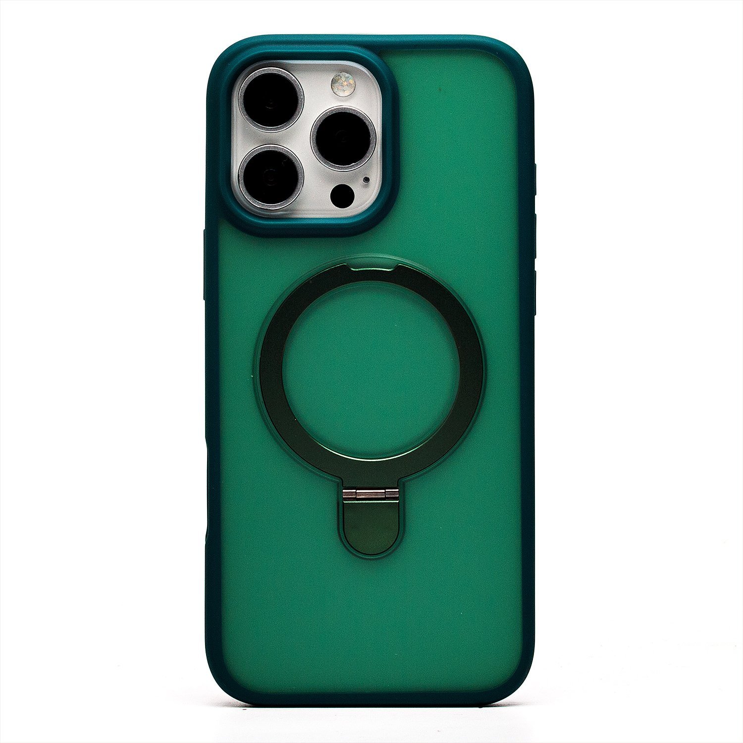 

Чехол-накладка Activ SM088 SafeMag для смартфона Apple iPhone 16 Pro Max, силикон, темно-зеленый (236498)