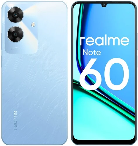 

Смартфон Realme Note 60, 6.74" 1600x720 IPS, Unisoc Tiger T612, 4Gb RAM, 128Gb, 3G/4G, Wi-Fi, BT, 2xCam, 2-Sim, 5000 мА⋅ч, USB Type-C, Android 14, синий (RLM-3933.4-128.BL), Note 60