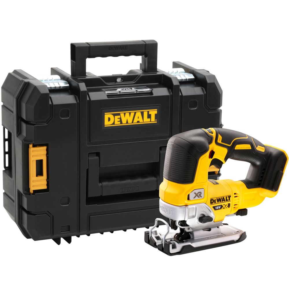

Аккумуляторный лобзик DeWALT DCS334NT-XJ, маятниковый ход, аккумуляторный, регулировка частоты хода, поставляется без аккумуляторов и зарядного устройства, DCS334NT-XJ