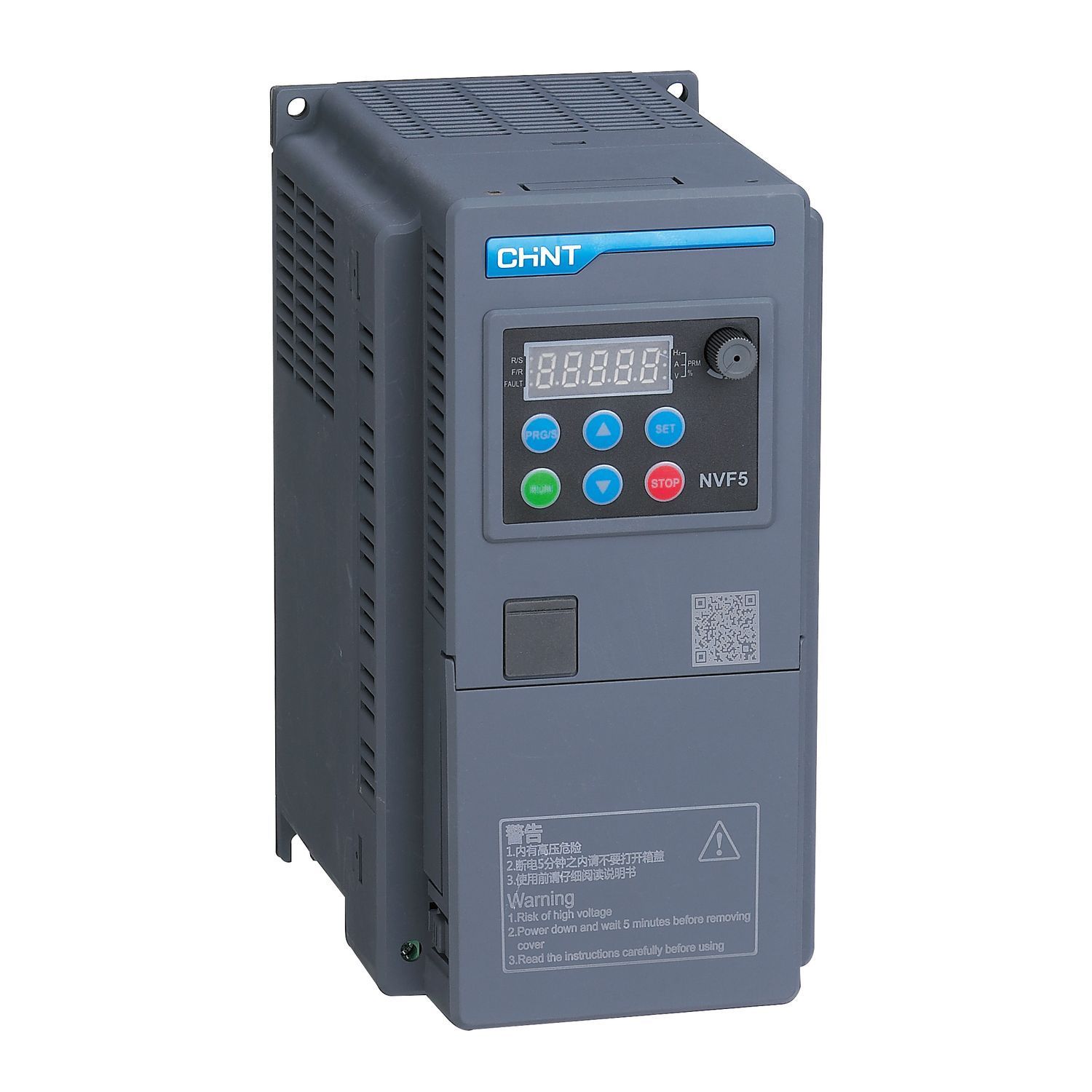 

Преобразователь частоты CHINT NVF5-0.75/TS4-B , 0.75кВт 380В 3ф (201995), NVF5-0.75/TS4-B
