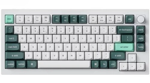 

Клавиатура проводная/беспроводная Keychron Q1 HE, механическая, Gateron Nebula, подсветка, Bluetooth/Радиоканал/USB, белый (Q1H-P1) Английская раскладка!!!, Q1 HE