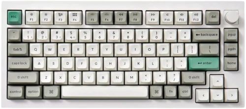 

Клавиатура проводная/беспроводная Keychron Q1 Max, механическая, Gateron Jupiter Brown, подсветка, Bluetooth/Радиоканал/USB, белый (Q1M-P3) Английская раскладка!!!, Q1 Max