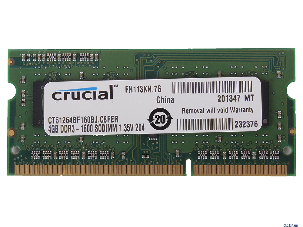 Ddr3l on sale sodimm 4gb