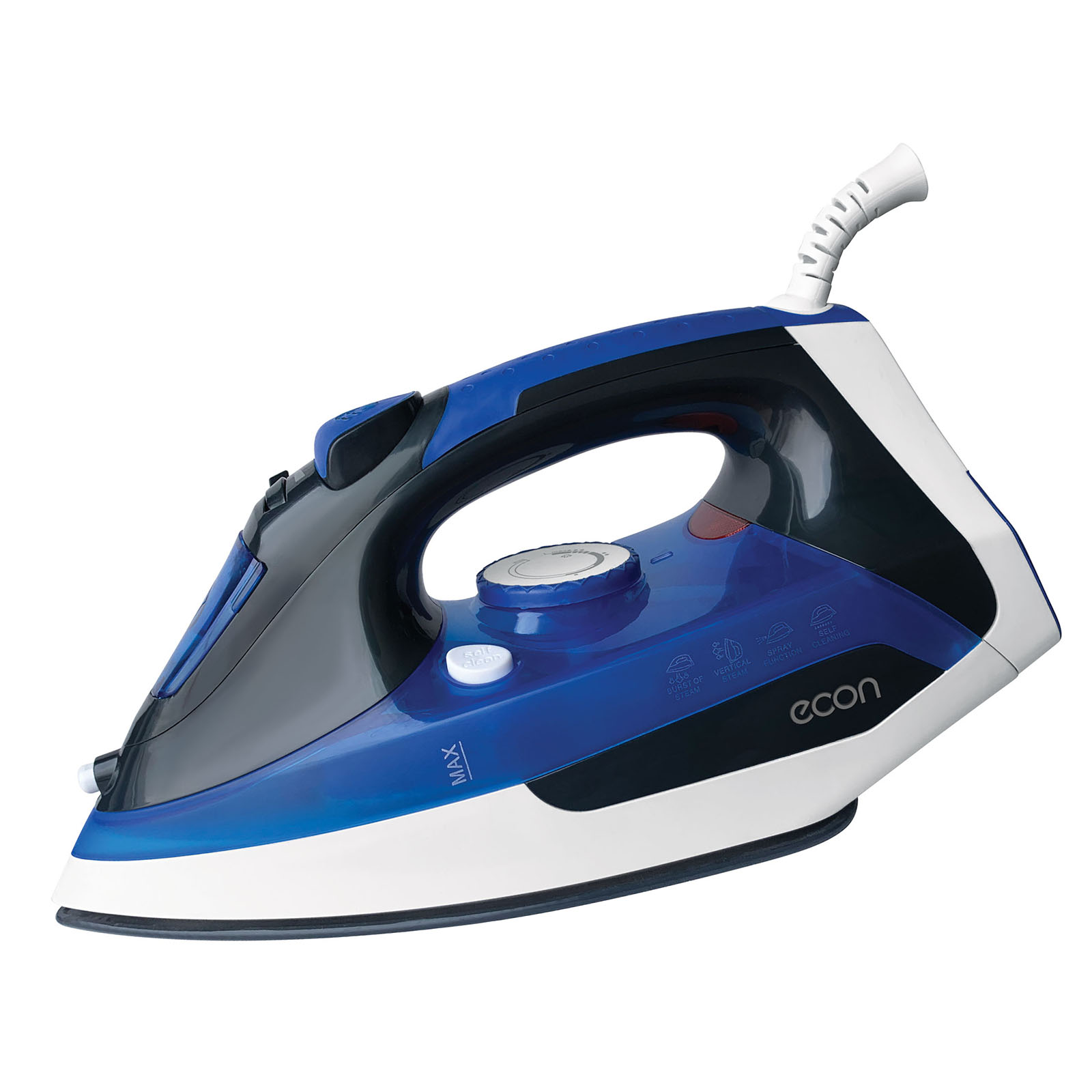Утюг Econ ECO-BI2407 2.4 кВт, белый/синий