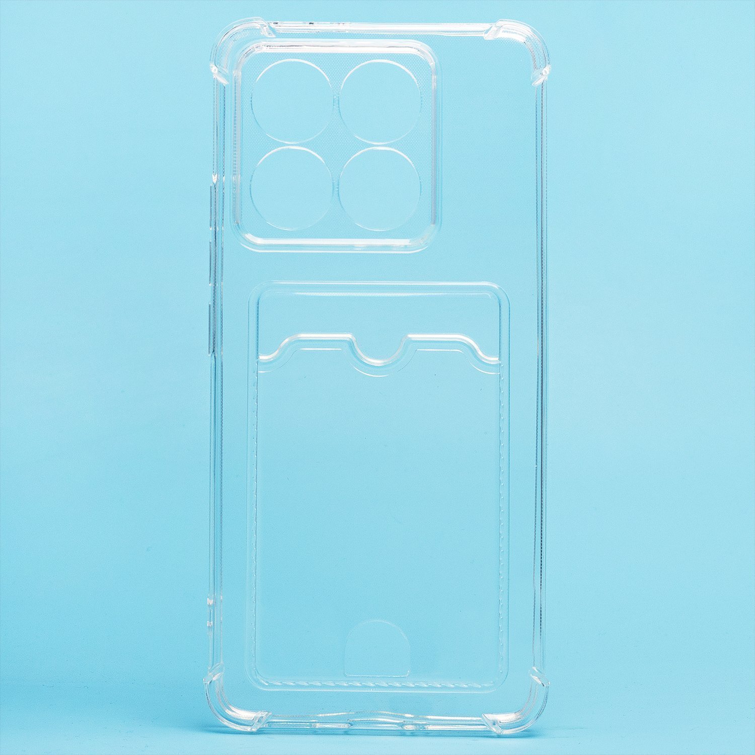 

Чехол-накладка Activ SC278 с картхолдером для смартфона Xiaomi 14T, силикон, прозрачный (237292)