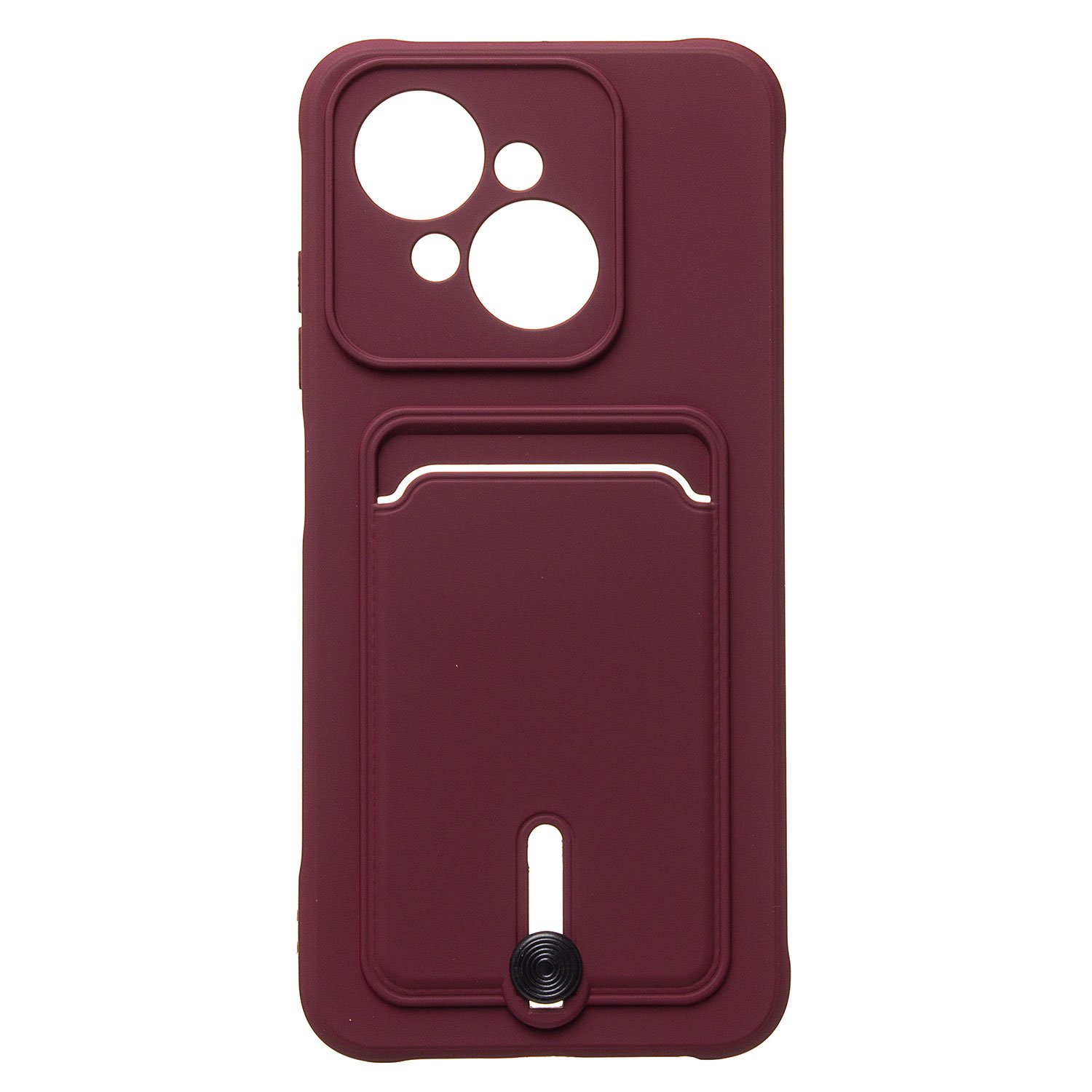 

Чехол-накладка Activ SC304 с картхолдером для смартфона TECNO Spark Go 1/Pop 9 4G, силикон, бордовый (235658)
