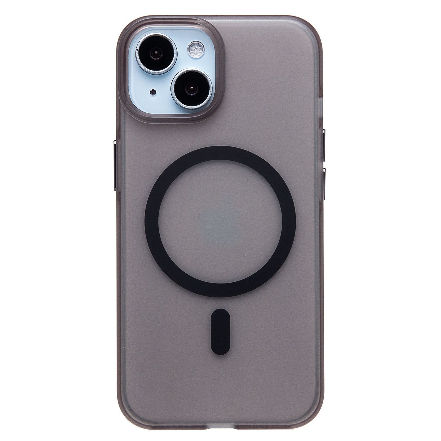 

Чехол-накладка Activ SM038 SafeMag для смартфона Apple iPhone 13/iPhone 14, TPU, черный/прозрачный (238584)
