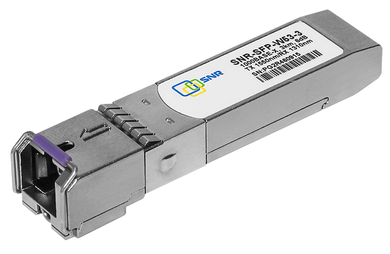 Модуль SFP SNR, до 3 км, одинарный (SNR-SFP-W53-3)