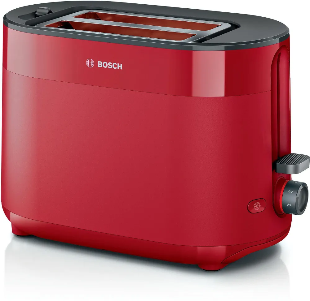 

Тостер Bosch TAT2M124 950 Вт, подогрев, размораживание, красный (TAT2M124), TAT2M124
