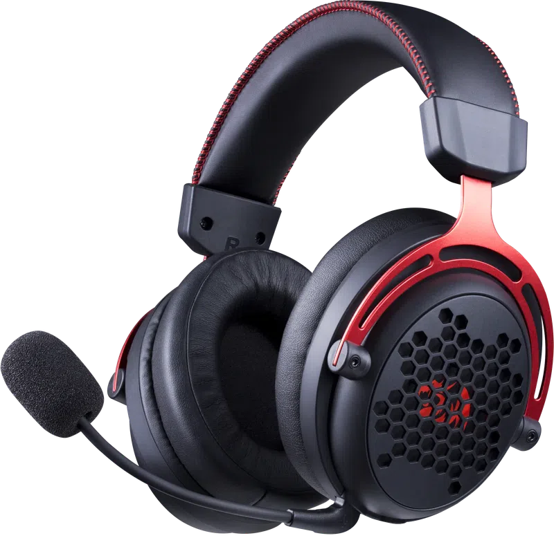 Беспроводная гарнитура Redragon Diomedes Pro, черный/красный (72264)