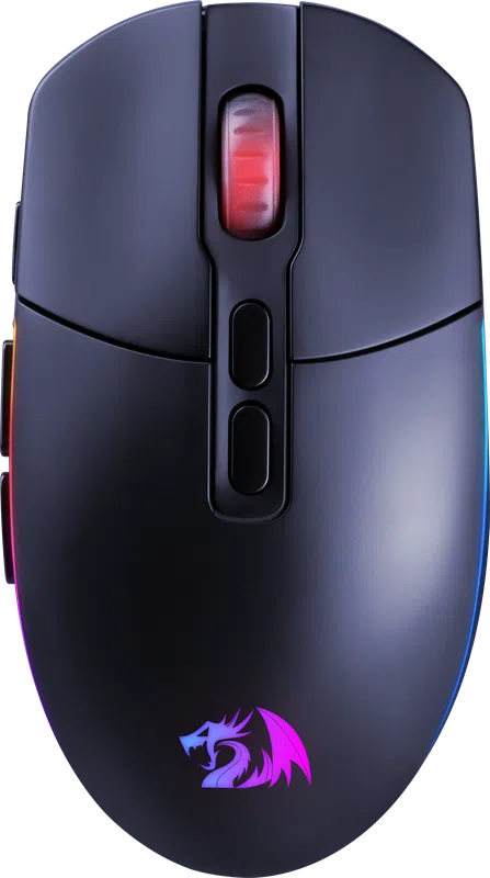 

Мышь беспроводная/проводная Redragon Invader Pro, 10000dpi, оптическая светодиодная, USB/Радиоканал, черный (71845), Invader Pro