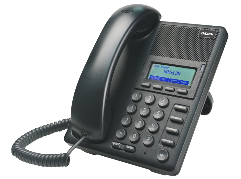 

VoIP-телефон D-link DPH-120SE, монохромный дисплей, PoE, черный, без БП (DPH-120SE/F1B), DPH-120SE