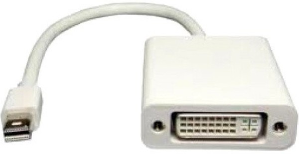 

Кабель-переходник (адаптер) Mini DisplayPort(M)-DVI(F), 20 см, белый Espada (EMiniM-DVIF 20)