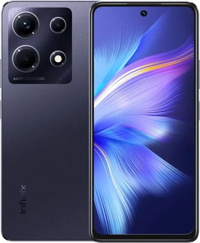 Смартфон Infinix Note 30, 6.78" 2460x1080 IPS, MediaTek Helio G99, 8Gb RAM, 256Gb, 3G/4G, NFC, Wi-Fi, BT, 3xCam, 2-Sim, 5000 мА⋅ч, USB Type-C, Android 13, черный (10042753) б/у, потёртости на торцах корпуса, в комплекте: смартфон, ЗУ, USB type-c кабель, инструкции