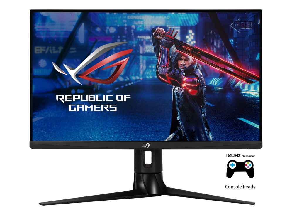 Монитор 27" ASUS ROG STRIX XG27AQ IPS, 2560x1440 (16:9), 400кд/м2, 170Hz, 1мс, 178°/178°, G-SYNC Compatible, HDMI, DisplayPort, USB-Hub, черный (90LM06U0-B01370) Плохая упаковка