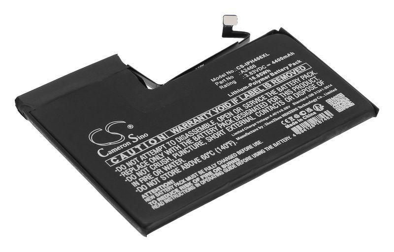 

Аккумулятор CameronSino CS-IPH466XL/A2466 для Apple iPhone 12 Pro Max, 3.83V, 4.4 А·ч (CS-IPH466XL), CS-IPH466XL