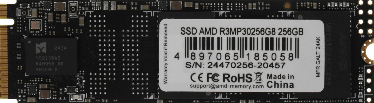 SSD AMD Radeon R3 256Gb M.2 (R3MP30256G8)