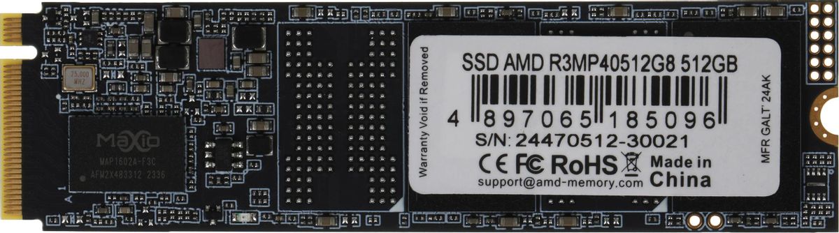 SSD AMD Radeon R3 512Gb M.2 (R3MP40512G8)