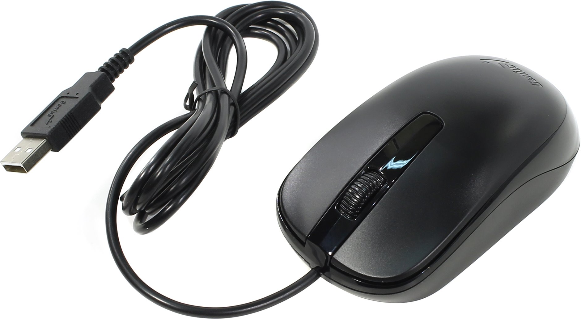Мышь проводная Genius DX-120 Calm Black USB, оптическая светодиодная, USB, черный