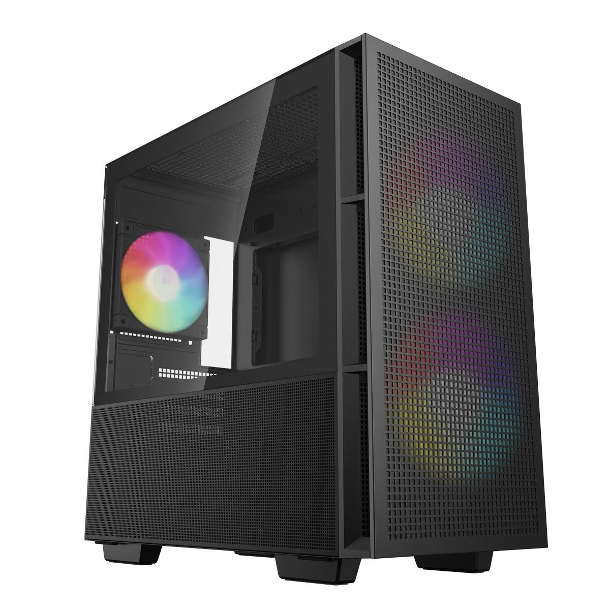 Корпус Deepcool CH360, Mini-Tower, без БП, черный