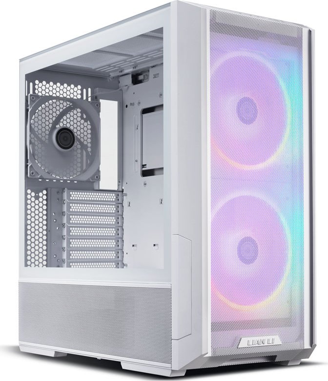 

Корпус LIAN-LI Lancool 216 RGB, EATX, Midi-Tower, 2xUSB 3.0, USB Type-C, RGB подсветка, белый, без БП (G99.LAN216RW.10R), 216 RGB