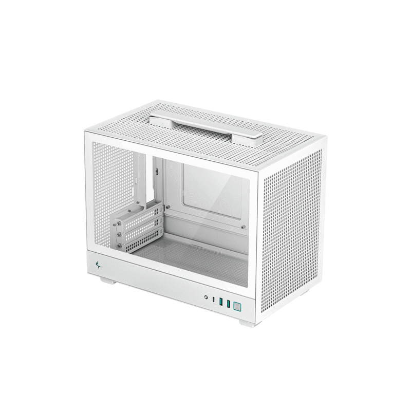 Корпус Deepcool CH160 WH, Mini-Tower, без БП, белый