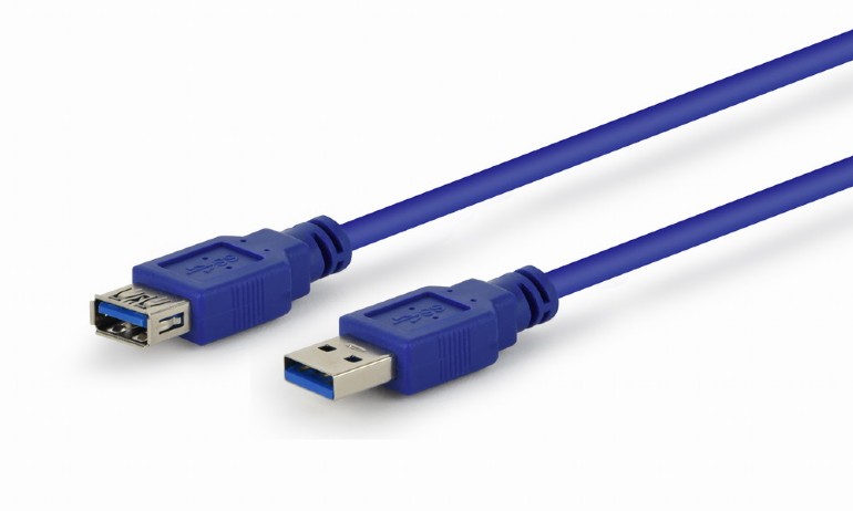 

Кабель-удлинитель USB(Am)-USB(Af), экранированный, 3 м, синий, Cablexpert Pro (CCP-USB3-AMAF-10)