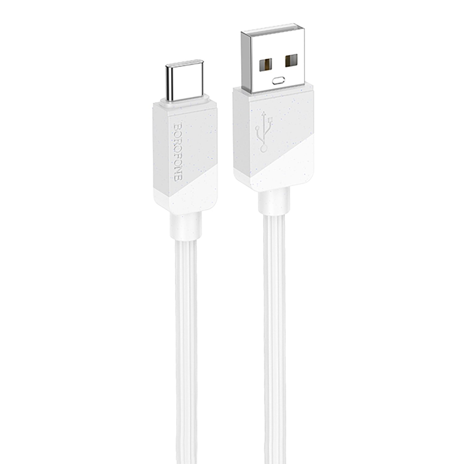 

Кабель USB-USB Type-C, 3А, 1 м, белый, Borofone BX107, BX107