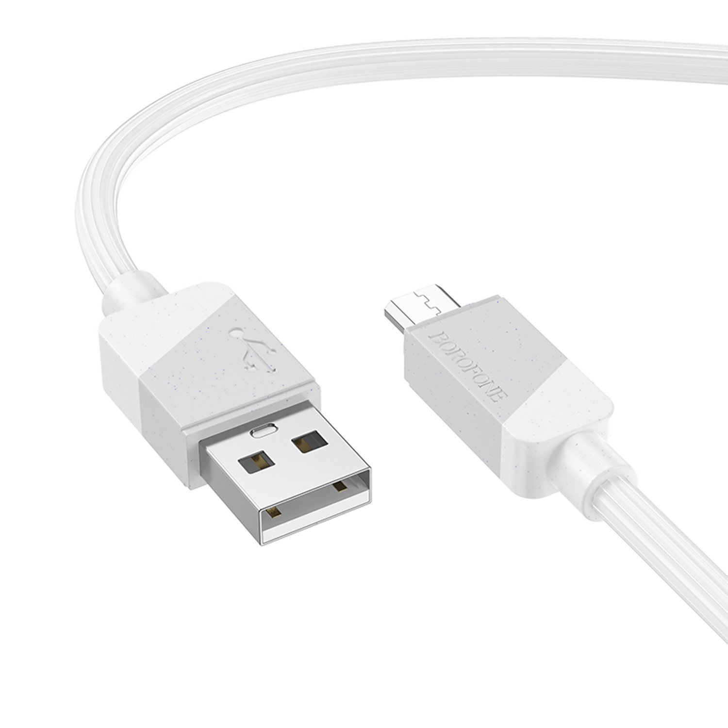 

Кабель USB-Micro USB, 2.4А, 12 Вт, 1 м, белый, Borofone BX107, BX107