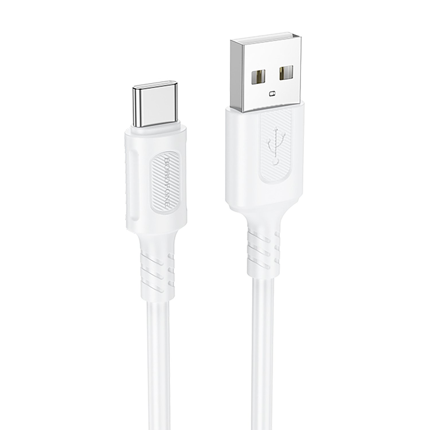 

Кабель USB-USB Type-C, 3А, 1 м, белый, Borofone BX111 (6941991115097), BX111