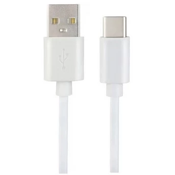 

Кабель USB-USB Type-C, 2.4А, 1 м, белый, PERFEO ELASTIC U4717 (U4717), U4717