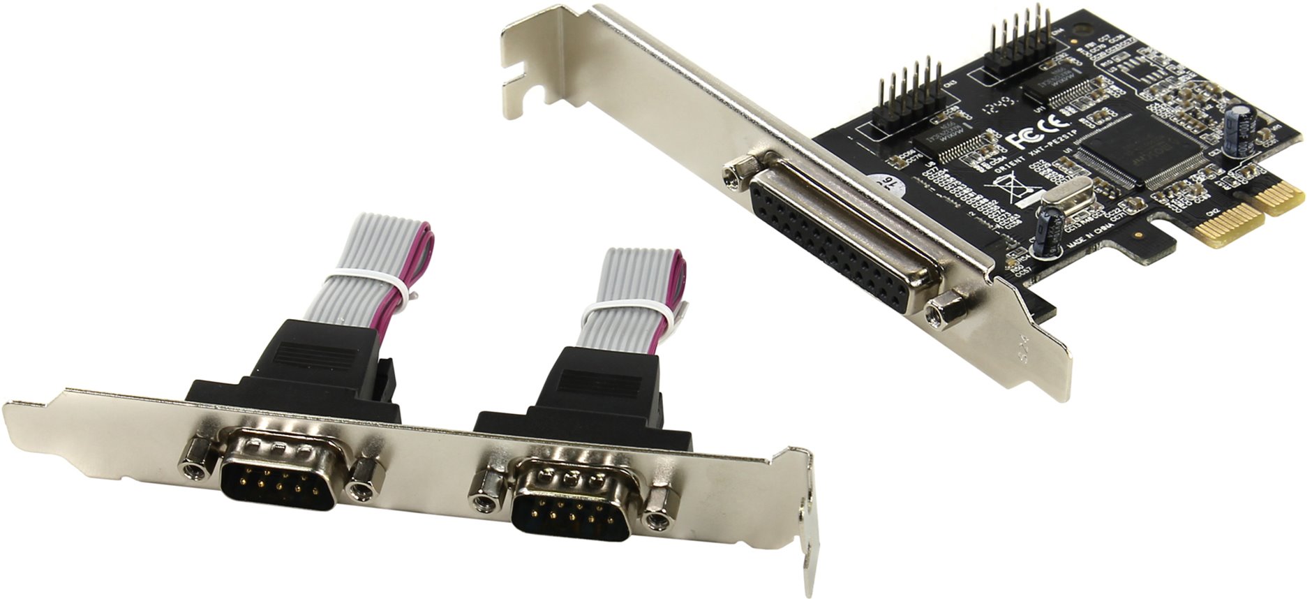 

Контроллер COM/LPT Orient XWT-PE2S1P, внешние порты: 2xCOM+LPT, PCI-E, Retail, XWT-PE2S1P