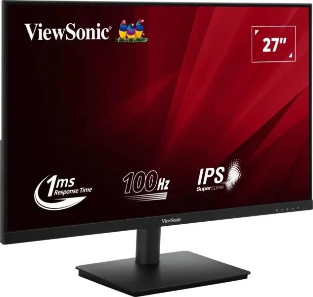 Монитор 27' Viewsonic VA270-H IPS, 1920x1080 (16:9), 250кд/м2, 100 Гц, 1 мс, 178°/178°, VGA, HDMI, черный (VA270-H)