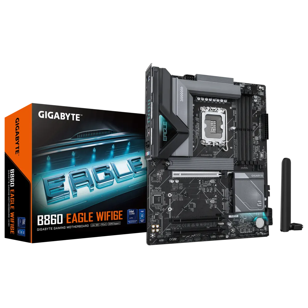Материнская плата GIGABYTE B860 EAGLE WIFI6E, LGA1851, Intel B860, ATX