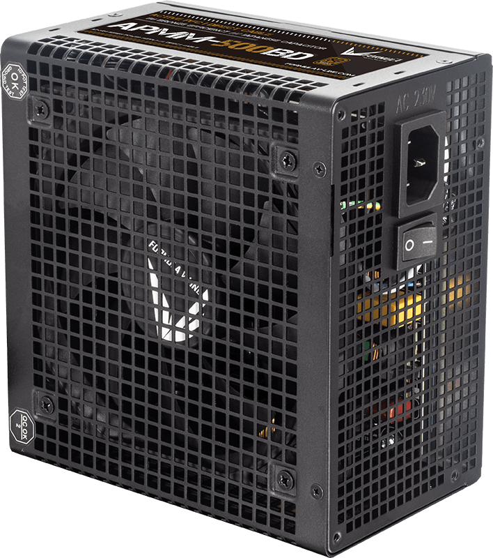 Блок питания 500 Вт, Formula V AP-MM 500BD, 120 мм 80 Plus Bronze