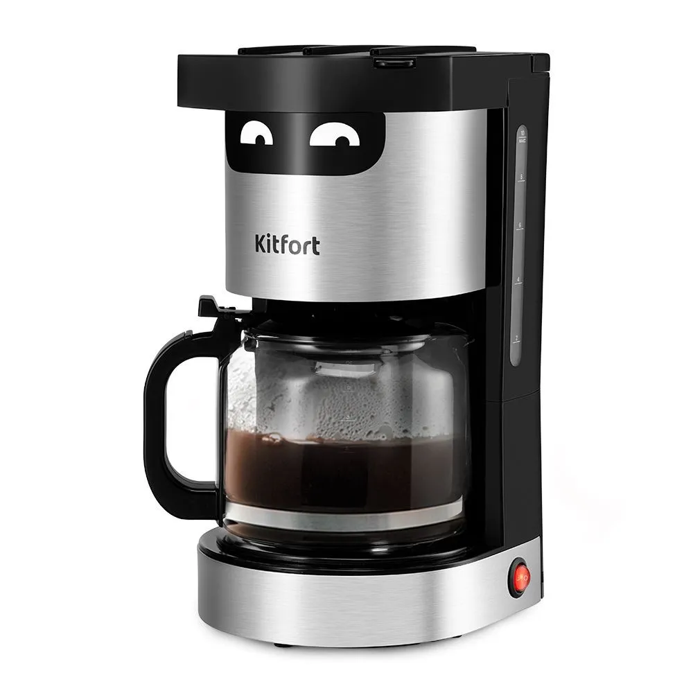 Кофеварка капельная Kitfort КТ-7338, 950 Вт, 1.25 л/1.25 л