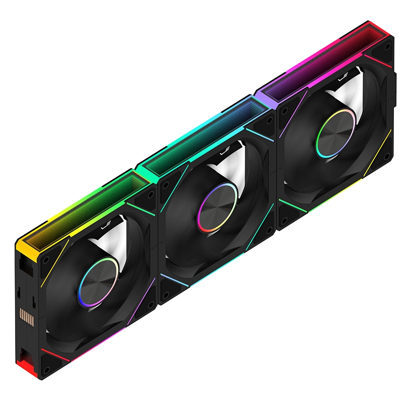 

Комплект вентиляторов PentaWave PF-U12BS, 120 мм, 2200rpm, 29.6 дБ, 4-pin, 3шт, черный, RGB подсветка (PF_U12BS_ЗP), PF-U12BS
