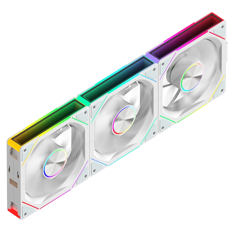 

Комплект вентиляторов PentaWave PF-U12WS, 120 мм, 2200rpm, 29.6 дБ, 4-pin, 3шт, белый, RGB подсветка (PF_U12WAS_ЗP), PF-U12WS