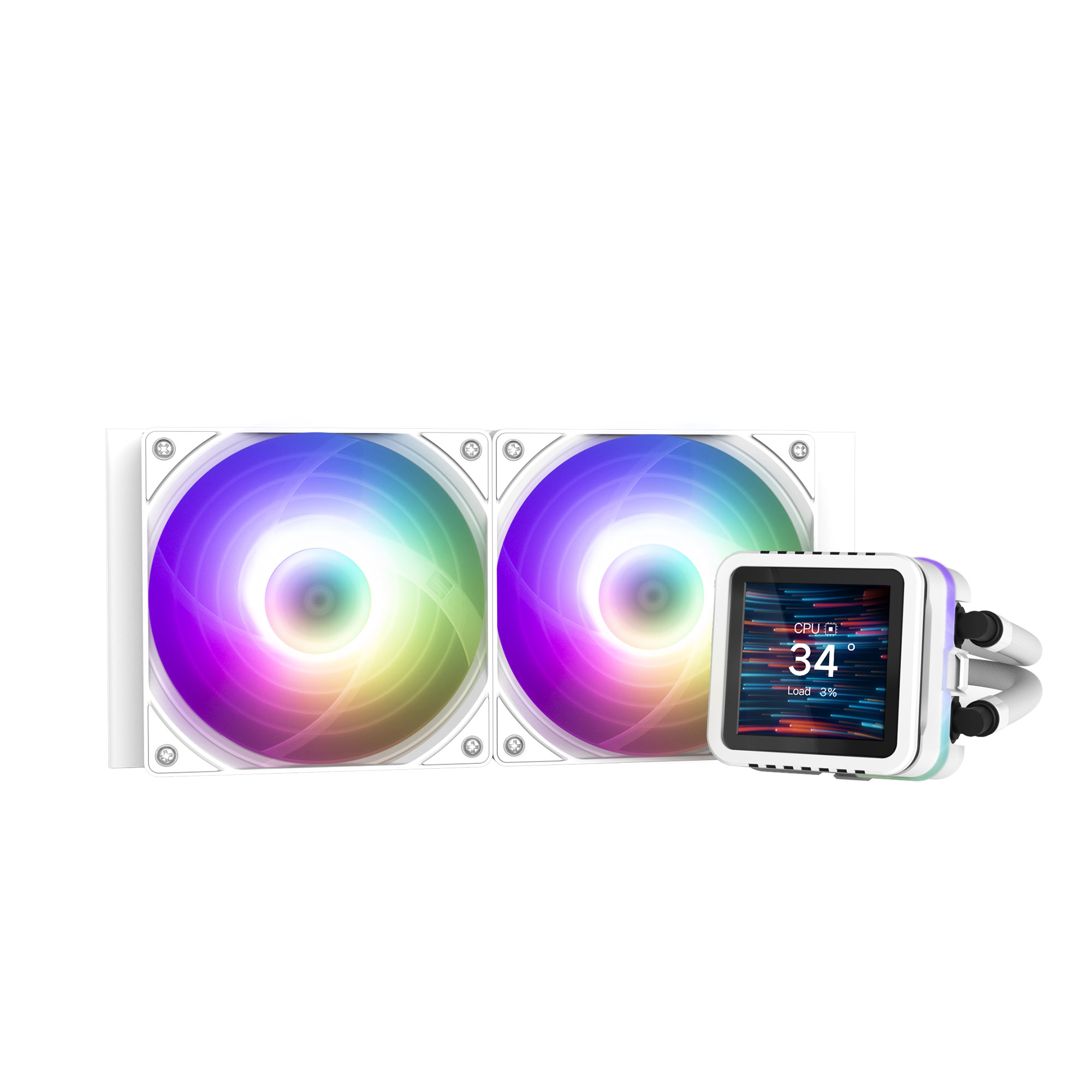 

Жидкостное охлаждение Zalman ALPHA2 DS A24 White для Socket 115x/1200/1700/1851/AM5/AM4, 2x120 мм, ARGB, белый (ALPHA2 DS A24 White), ALPHA2 DS A24 White