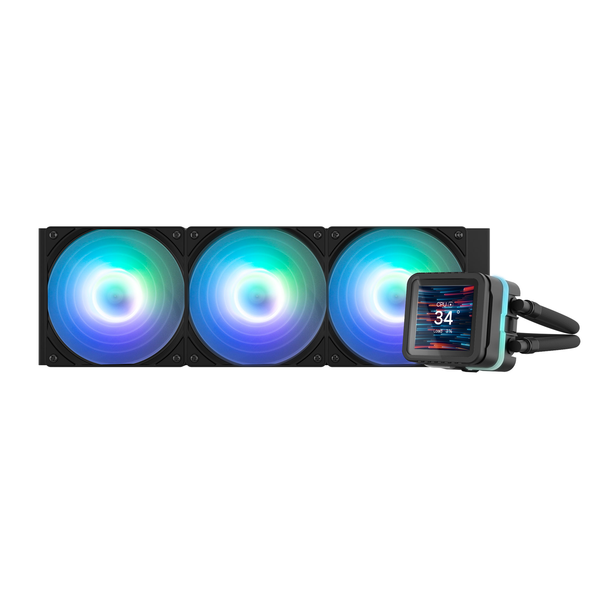 

Жидкостное охлаждение Zalman ALPHA2 DS A36 Black для Socket 115x/1200/1700/1851/AM5/AM4, 3x120 мм, ARGB, черный (ALPHA2 DS A36 Black), ALPHA2 DS A36 Black