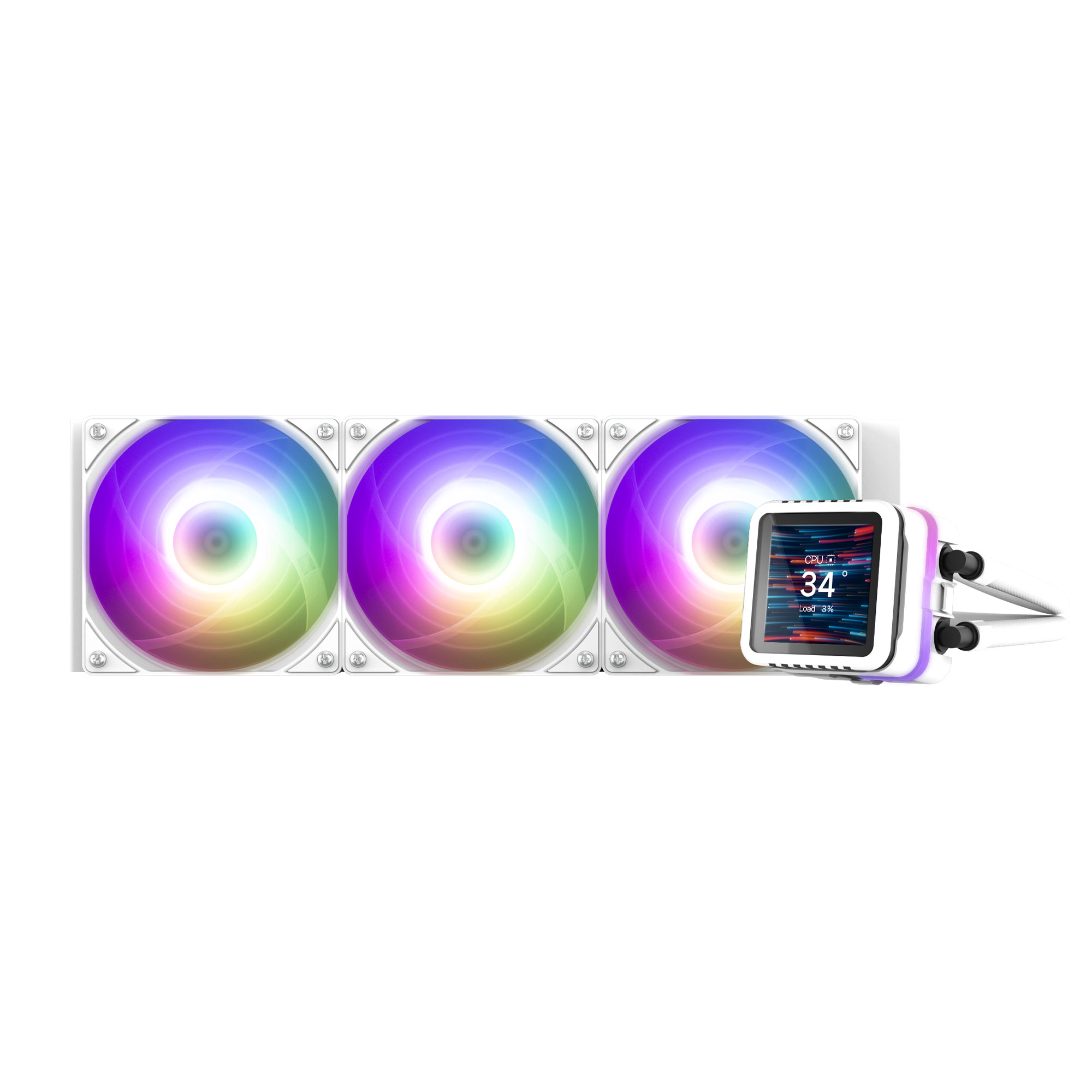 

Жидкостное охлаждение Zalman ALPHA2 DS A36 White для Socket 115x/1200/1700/1851/AM5/AM4, 3x120 мм, ARGB, белый (ALPHA2 DS A36 White), ALPHA2 DS A36 White