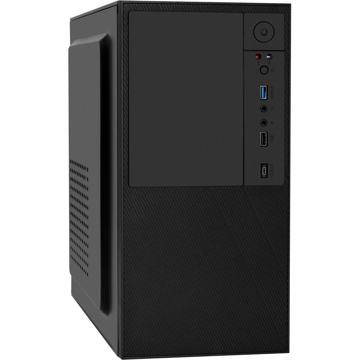 

Корпус ExeGate BAA-308UC-AAA450, mATX, Mini-Tower, USB 3.2, USB Type-C, черный, 450 Вт (EX298010RUS), BAA-308UC-AAA450
