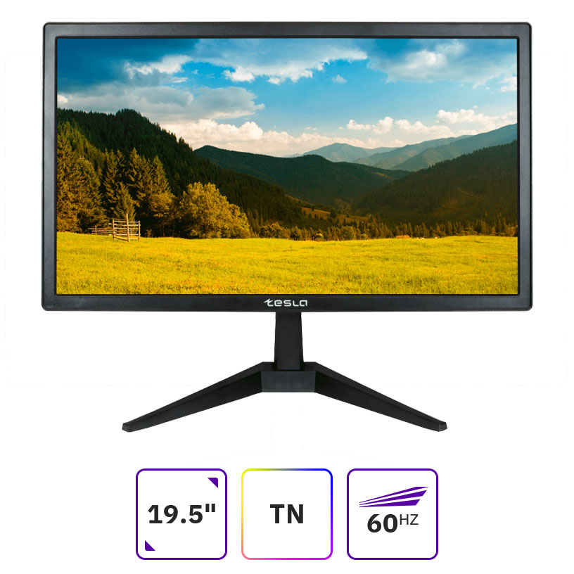 

Монитор 19.5" TESLA Q2422HFG TN, 1600x900 (16:9), 250кд/м2, 5 мс, VGA, HDMI, черный (Q2422HFG), Q2422HFG