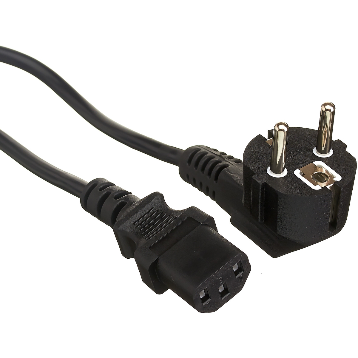 

Кабель питания Schuko (Euro)(M)-IEC-320-C13 угловая вилка/прямой штекер, 6А, 5 м, черный Exegate Power PC-5P (EP280664RUS), PC-5P
