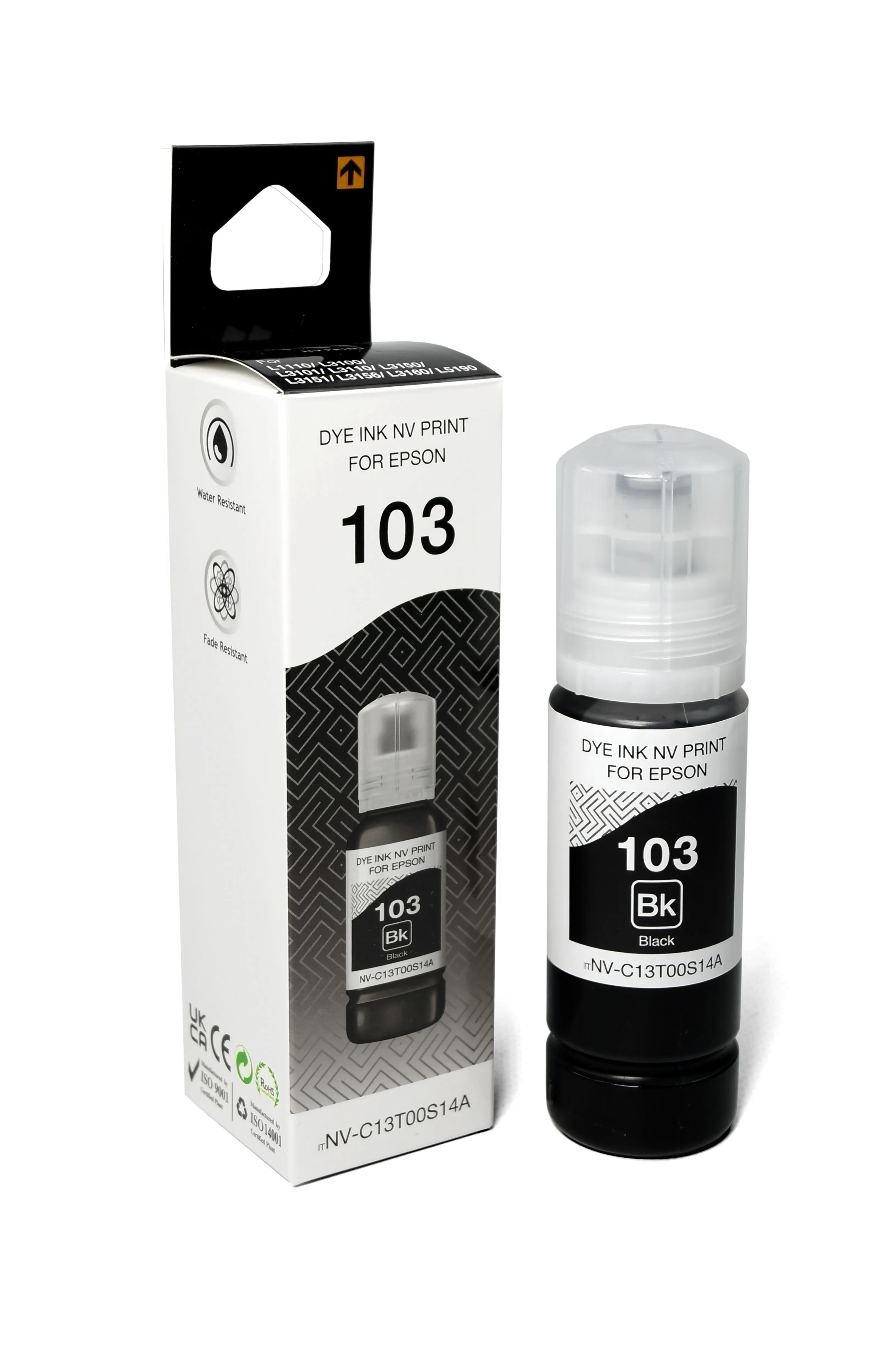 

Чернила NV-Print 103BK, 70 мл, черный, совместимые для Epson L1110/L3100/L3101/L3110/L3150/L3151/L3156/L3160/L5190 (NV-C13T00S14A), 103BK