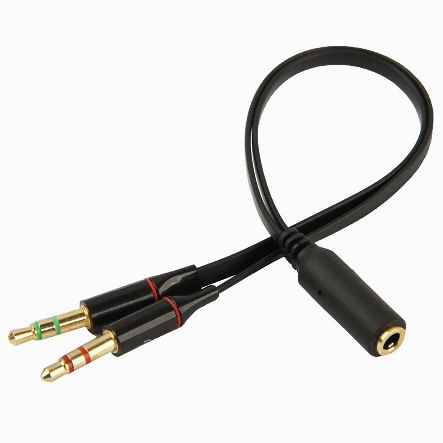 Переходник (адаптер) Jack 3.5mm(F) 2xJack 3.5mm(M), RockBox