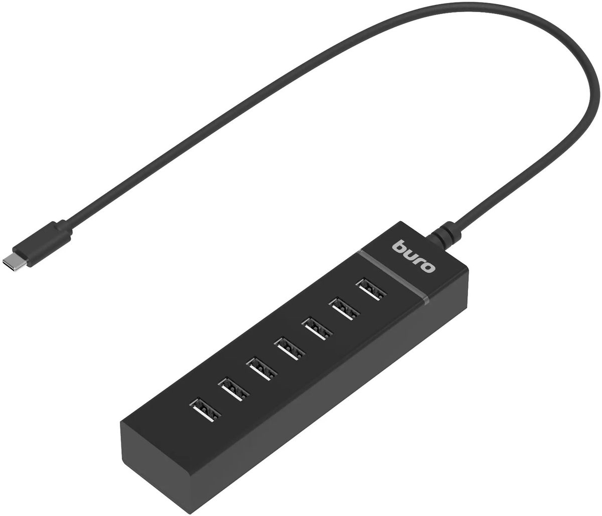 

Концентратор BURO BPH-C-P107, 7xUSB 2.0, черный (BU-USBC-HUB-7U2), BPH-C-P107