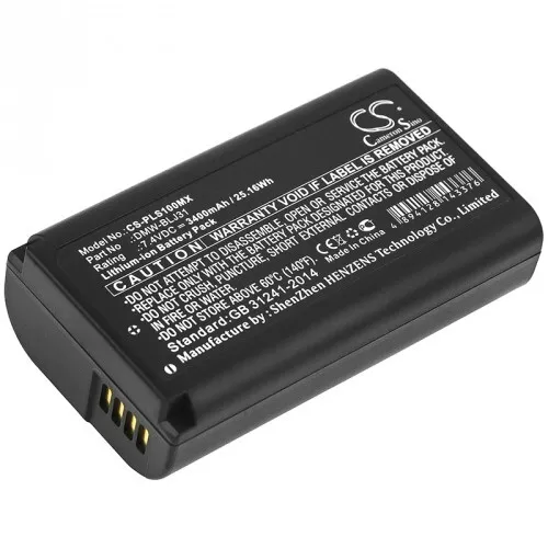 

Аккумулятор CameronSino CS-PLS100MX, 3400mAh, 7.4V для Panasonic Lumix S1/ Lumix S1R (P105.00248), CS-PLS100MX