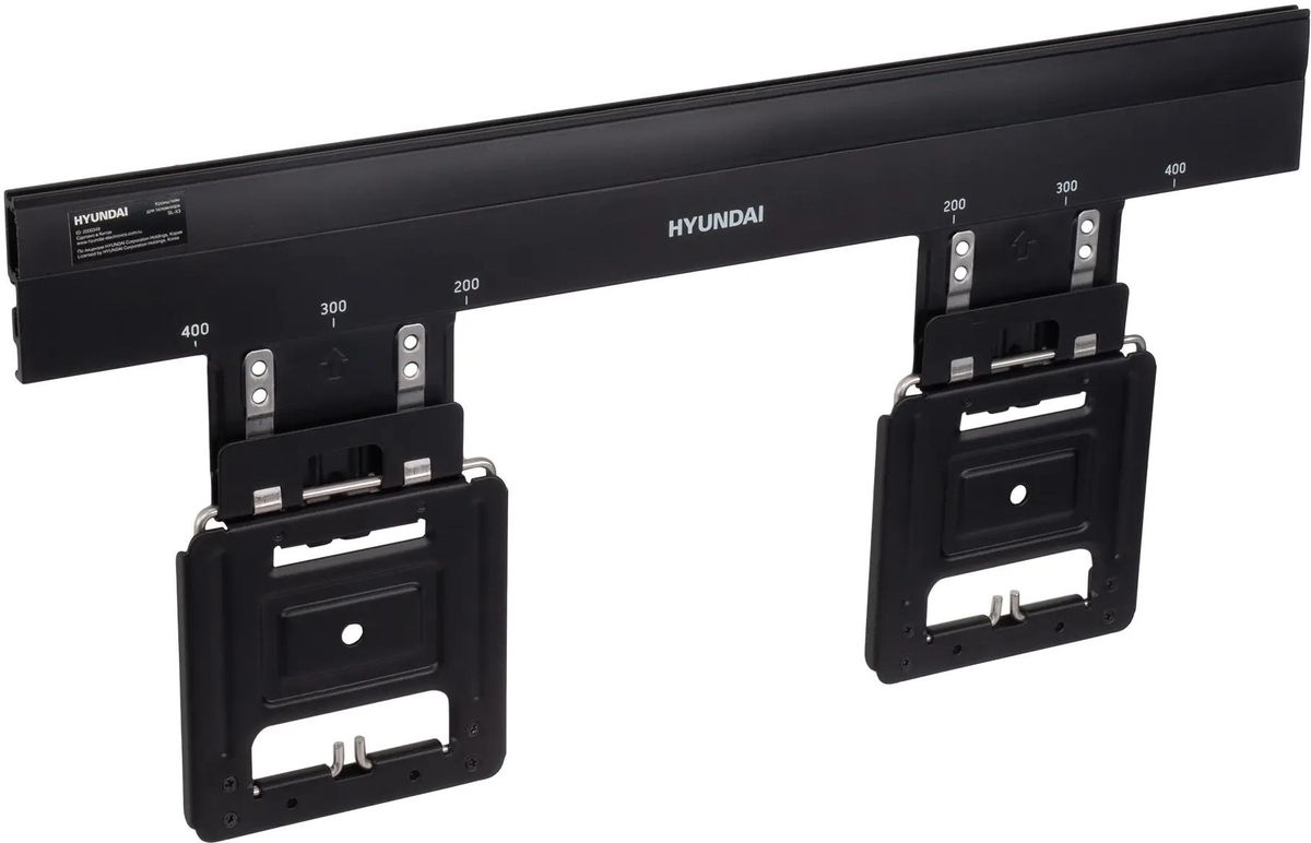 

Кронштейн настенный для телевизоров HYUNDAI SL-X3, 32"-65", VESA 200x200мм-400x400мм, до 75 кг, черный (HMS65XF075BK24), SL-X3